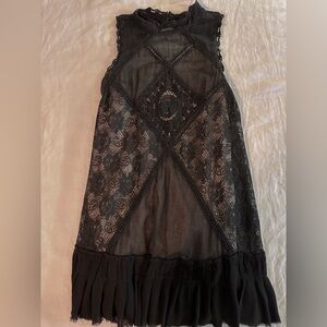 Free People High-Neck Mini Dress